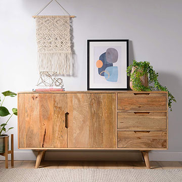 Wooden Sideboards & Cabinets - Metal