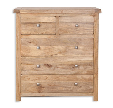 Farmhouse Light Mango 2 over 3 Chest of Drawers