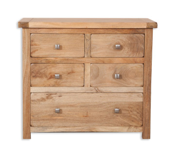 Farmhouse Light Mango 4 over 1 Chest of Drawers