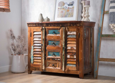 Reclaimed Wooden Small Sideboard